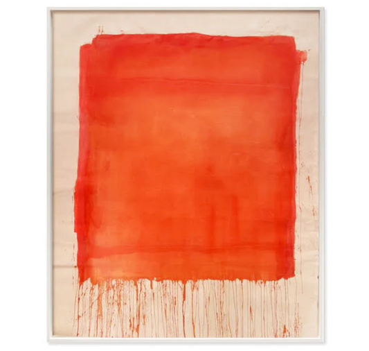 SHIBORI IN TANGERINE 155 X 120 CM