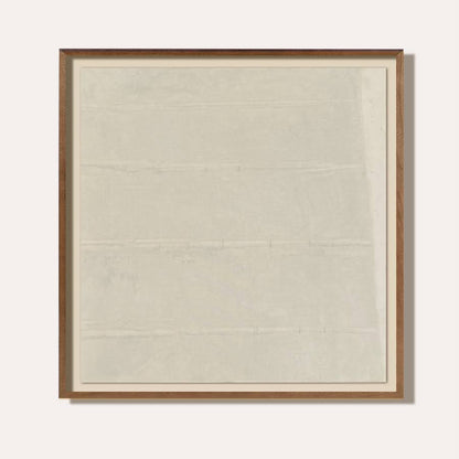 Framed artwork with a plain background