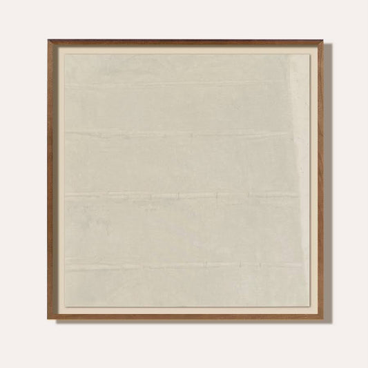 Framed artwork with a plain background