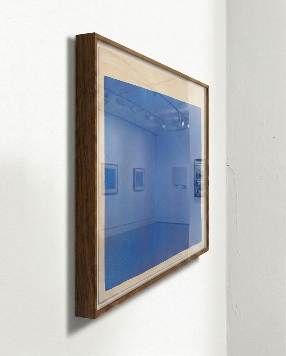THREE LAYERS OF FRENCH BLUE 58 x 45