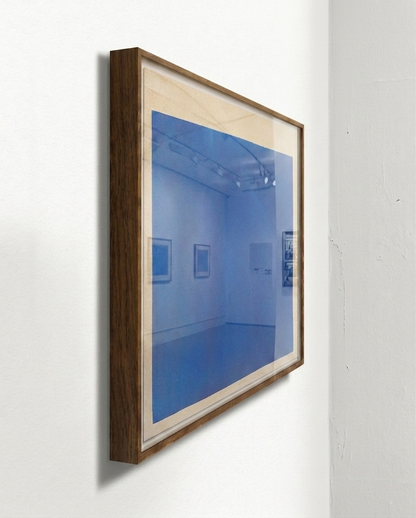 THREE LAYERS OF FRENCH BLUE 58 x 45
