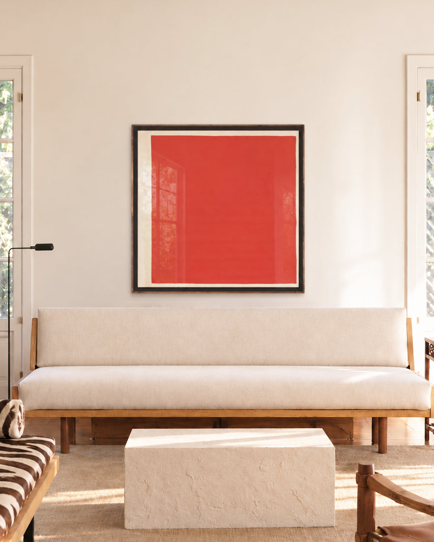 THREE LAYERS OF FRENCH RED 102 x 104