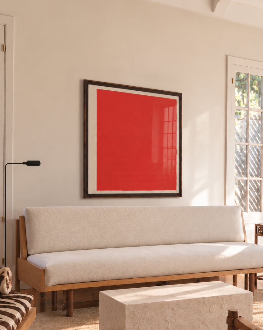 THREE LAYERS OF FRENCH RED 102 x 104