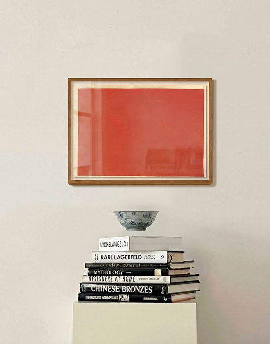 THREE LAYERS OF FRENCH RED 53 x 40