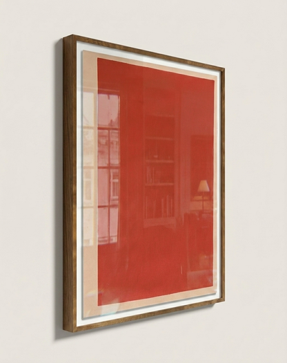 THREE LAYERS OF FRENCH RED 82 x 102